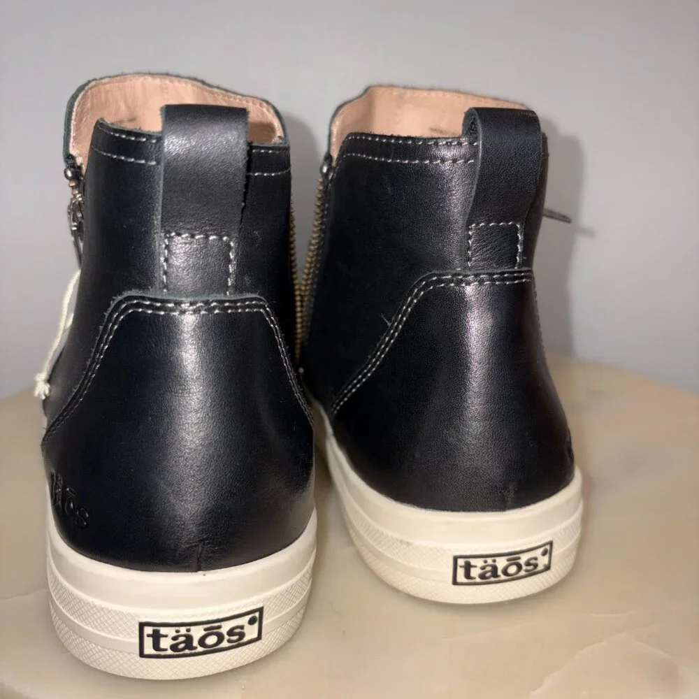 NWOT Leather booties Women's size 10 Double zipper - Picture 7 of 9